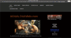 Desktop Screenshot of decristalia.com