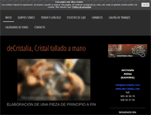 Tablet Screenshot of decristalia.com